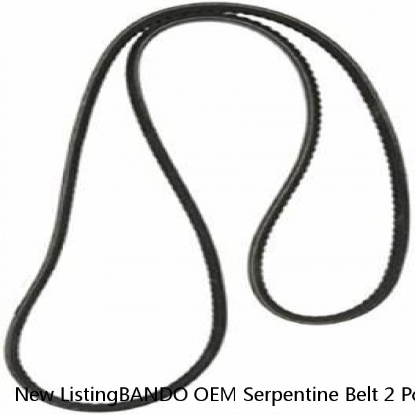 New ListingBANDO OEM Serpentine Belt 2 Pcs Fit CADILLAC,CHEVROLET, GMC V8 6.0L Alt 105 Amp